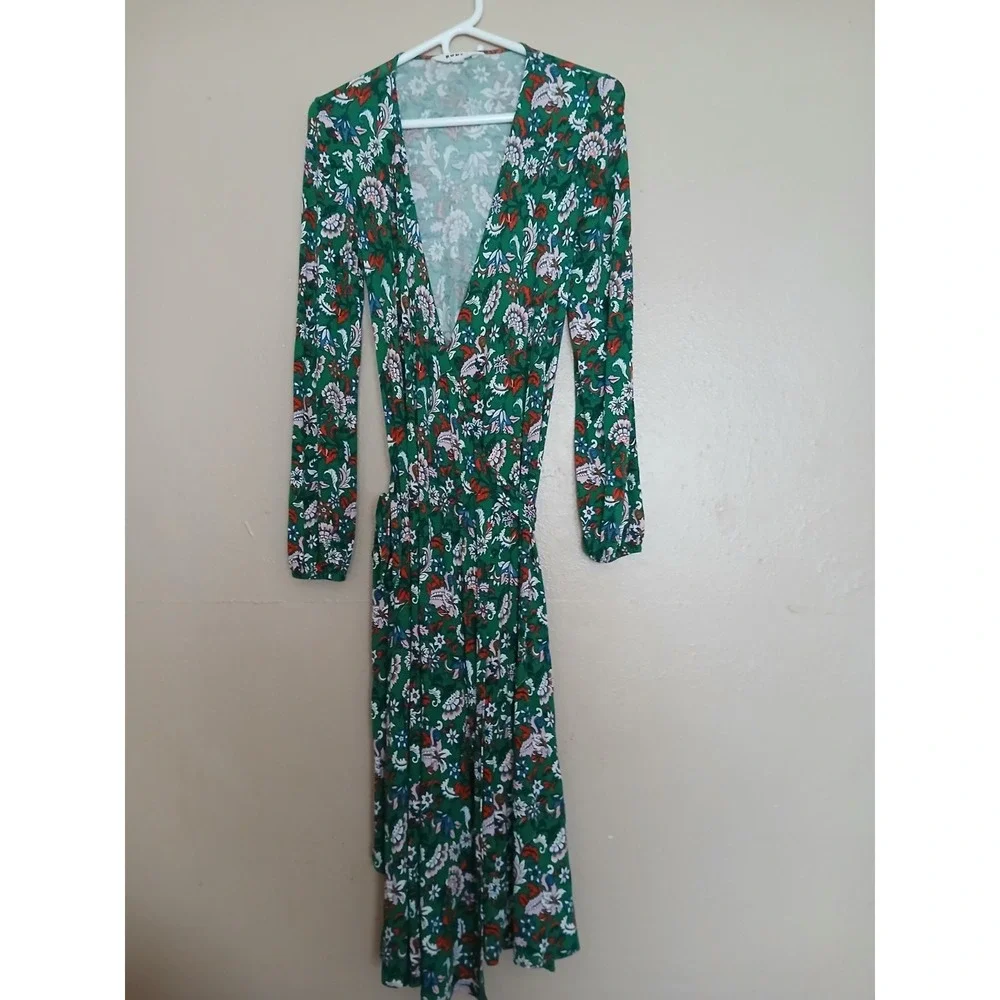 boden boho dress Ava Linen Blend Midi Dress - Multi, Botanical Trail